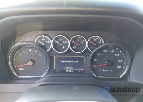 2021 Chevrolet Silverado 1500 4Wd Short Bed Lt Trail Boss z USA, uszkodzony, nr VIN 3GCPYFEL5MG192059